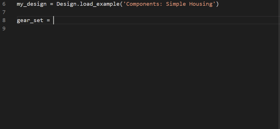 Object Intellisense GIF demonstrating intellisense on objects.