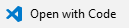 Open with Code The Open with Code option in the right-click menu