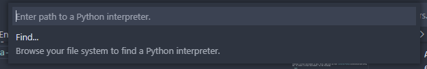 Selecting "Find..."