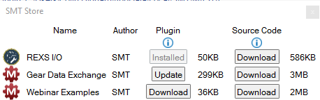 SMT Store The SMT Store with multiple available plugins and their source code